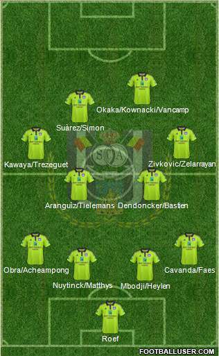 RSC Anderlecht Formation 2015