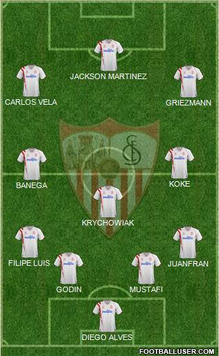 Sevilla F.C., S.A.D. Formation 2015