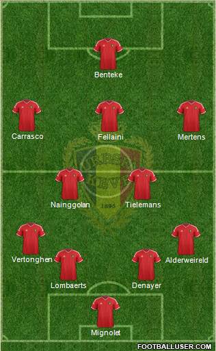 Belgium Formation 2015