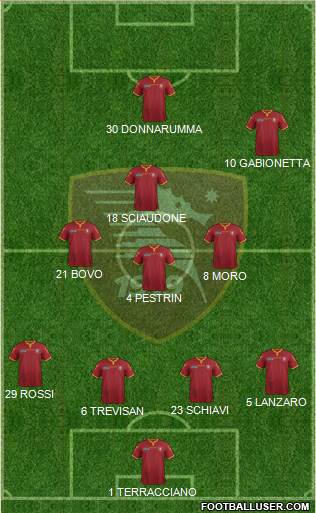 Salernitana Formation 2015