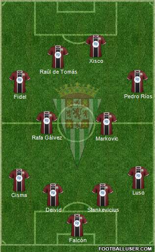Córdoba C.F., S.A.D. Formation 2015