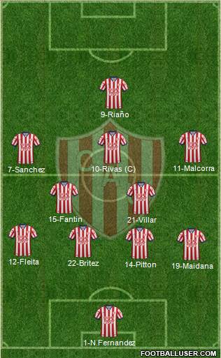 Unión de Santa Fe Formation 2015