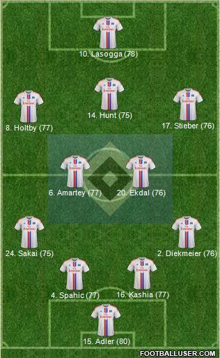 Hamburger SV Formation 2015