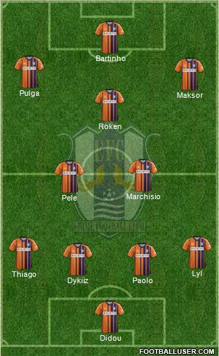 Ehime FC Formation 2015