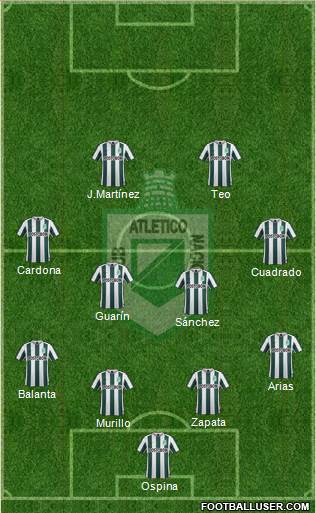 CDC Atlético Nacional Formation 2015