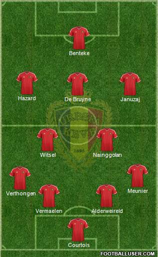 Belgium Formation 2015