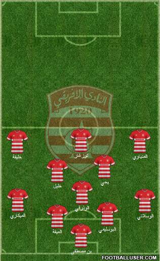 Club Africain Tunis Formation 2015