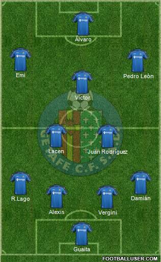 Getafe C.F., S.A.D. Formation 2015