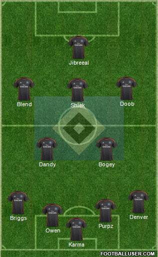 Hamburger SV Formation 2015
