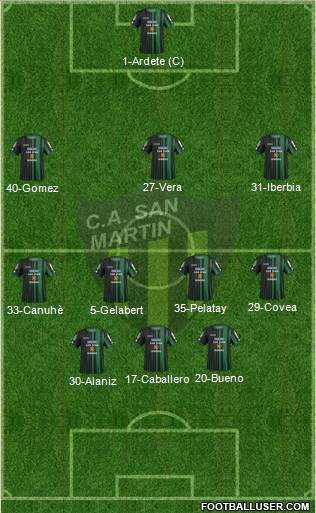 San Martín de San Juan Formation 2015