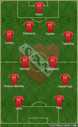 Independiente Formation 2015