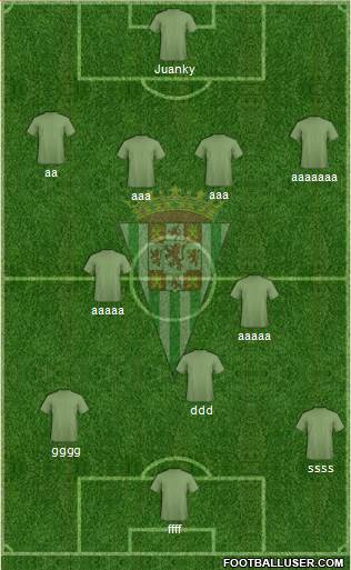 Córdoba C.F., S.A.D. Formation 2015