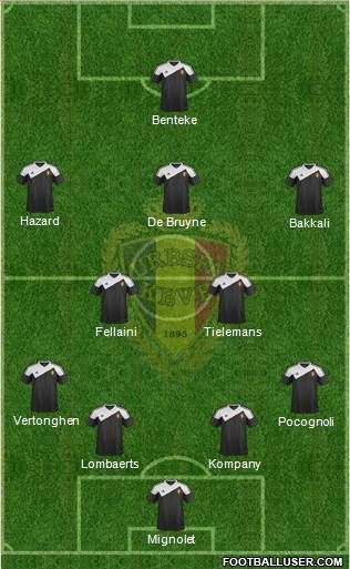 Belgium Formation 2015