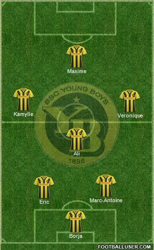 BSC Young Boys Formation 2015