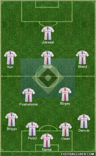 Hamburger SV Formation 2015