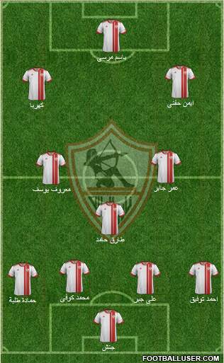 Zamalek Sporting Club Formation 2015