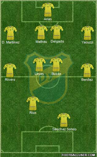 Defensa y Justicia Formation 2015