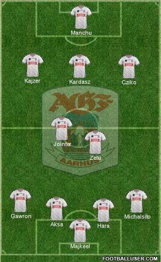 Aarhus Gymnastik Forening Formation 2015
