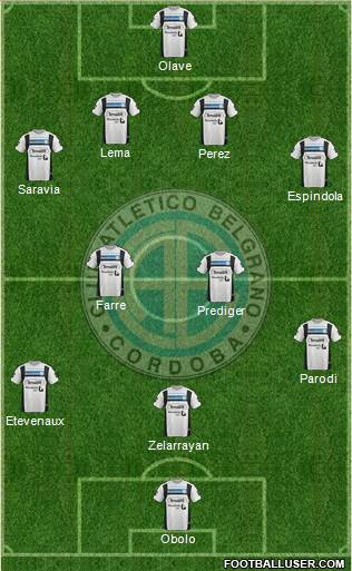 Belgrano de Córdoba Formation 2015