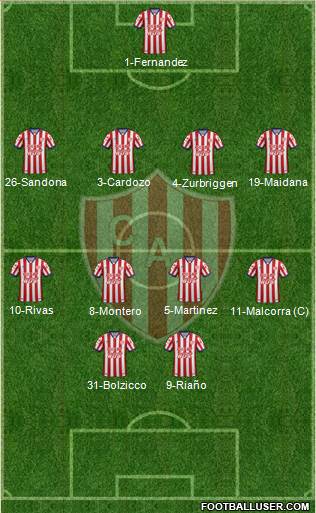 Unión de Santa Fe Formation 2015