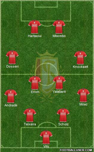 R Standard de Liège Formation 2015