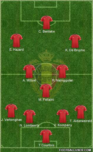 Belgium Formation 2015