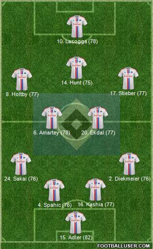 Hamburger SV Formation 2015