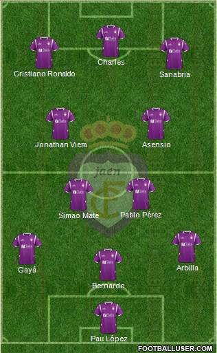 Real Jaén C.F. Formation 2015