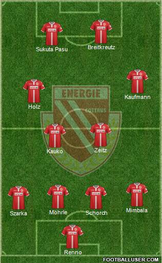FC Energie Cottbus Formation 2015