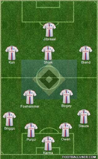 Hamburger SV Formation 2015