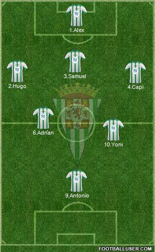Córdoba C.F., S.A.D. Formation 2015
