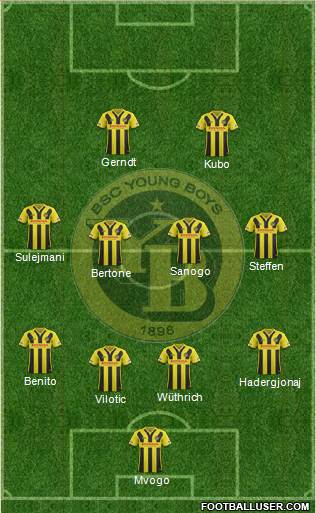 BSC Young Boys Formation 2015