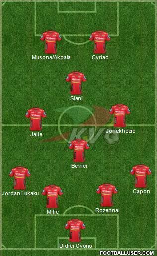 KV Oostende Formation 2015
