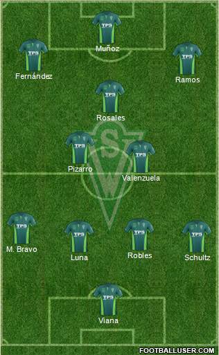 CD Santiago Wanderers S.A.D.P. Formation 2015