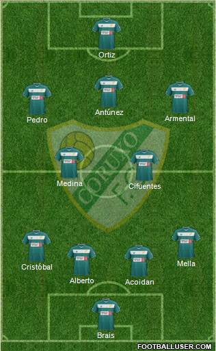 Coruxo F.C. Formation 2015