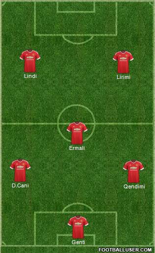 Manchester United Formation 2015