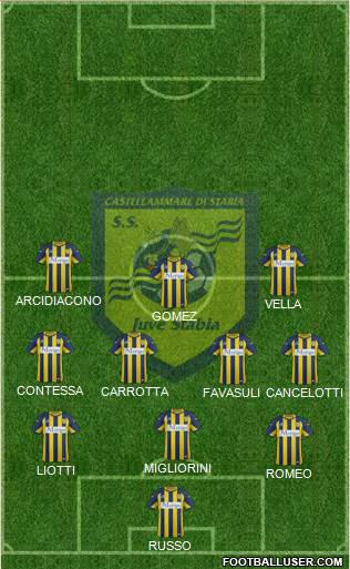 Juve Stabia Formation 2015