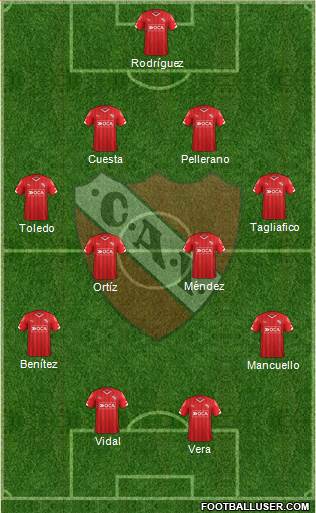 Independiente Formation 2015