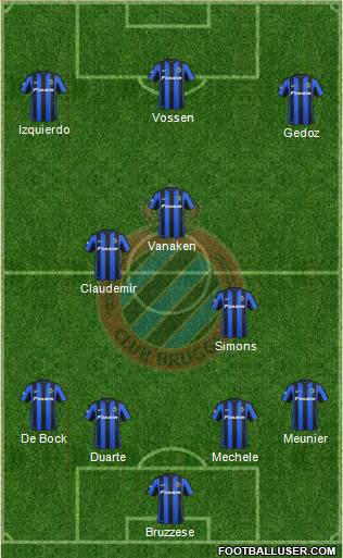 Club Brugge KV Formation 2015