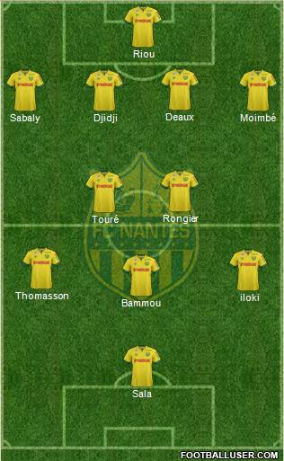 FC Nantes Formation 2015