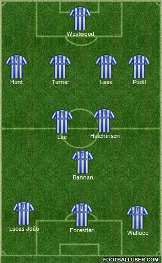 Sheffield Wednesday Formation 2015