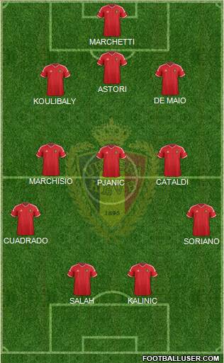 Belgium Formation 2015
