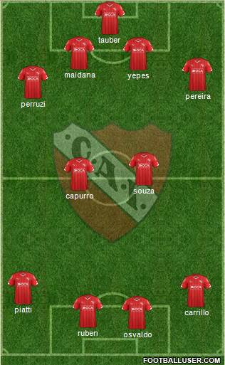 Independiente Formation 2015
