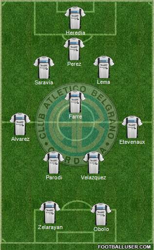 Belgrano de Córdoba Formation 2015