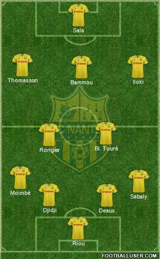 FC Nantes Formation 2015