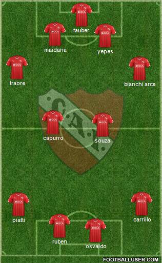 Independiente Formation 2015
