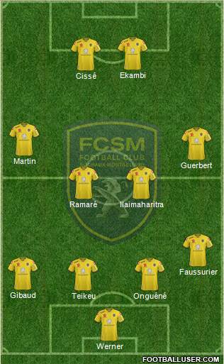 FC Sochaux-Montbéliard Formation 2015