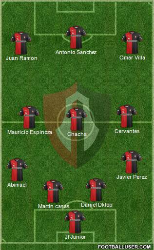 Club Deportivo Atlas Formation 2015