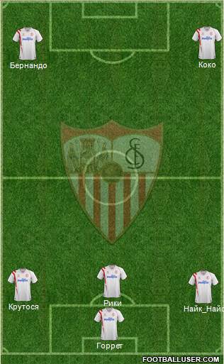 Sevilla F.C., S.A.D. Formation 2015