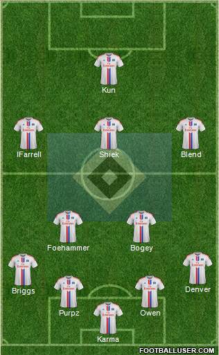 Hamburger SV Formation 2015